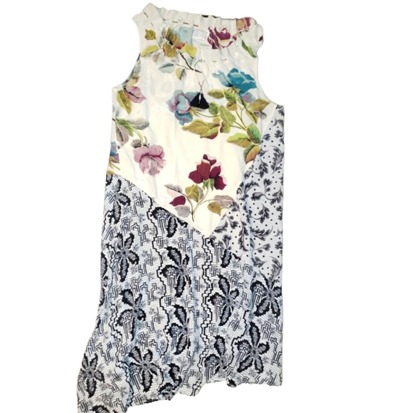 Anthro Postmark Silk Arcadie Floral Dress - Picture 2 of 5